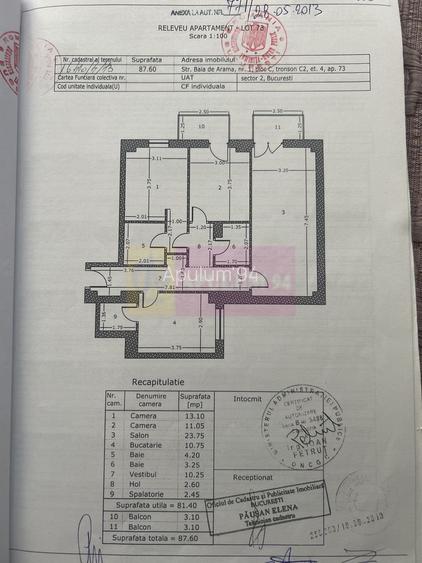 Apartament, 3 camere de vanzare Hercesa - 5