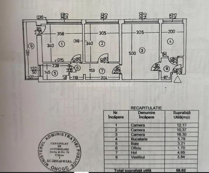 Apartament 3 Camere,Piata Iancului, Metrou,Amenajat,Liber - 7