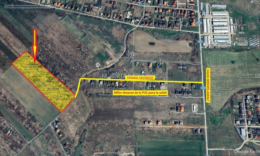 Terenuri de vanzare  Moșnița Nouă – TOATE UTILITATILE-plata RATE - 3