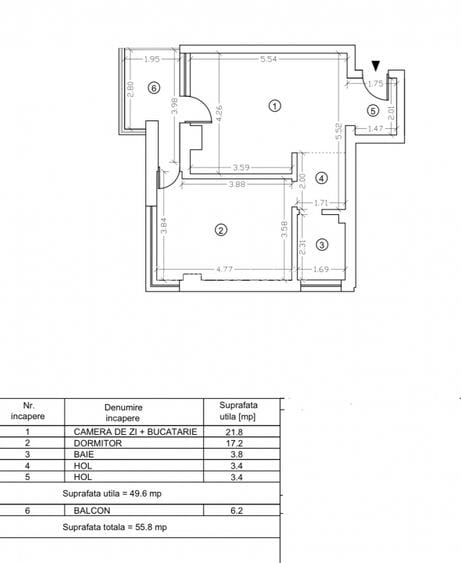Apartament cu 2 camere finisat la cheie aproape de plaja - 12