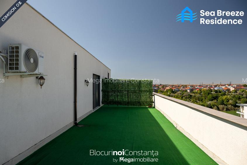 ✅Penthouse mobilat și utilat · terasă 110mp | zona Lidl, Mamaia Nord - 12
