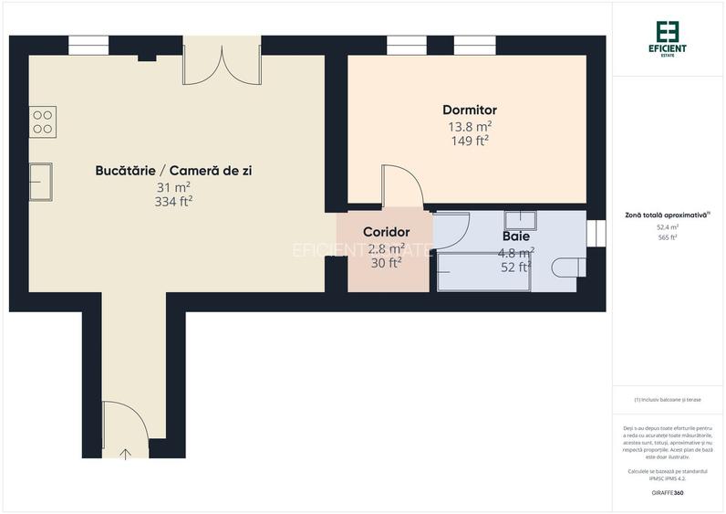 Apartament nou 2 camere și loc parcare - etaj 2 - Giroc - Timișoara - 17