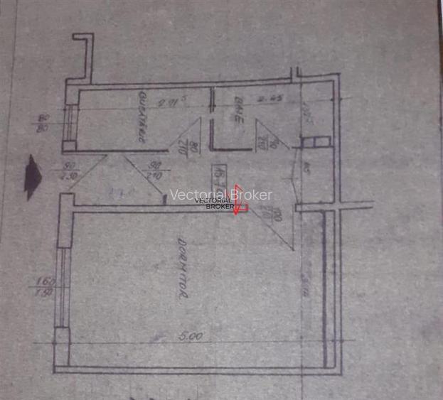 Garsoniera Nicolae Grigorescu ,bloc mixt ,fara balcon intarare separata - 5
