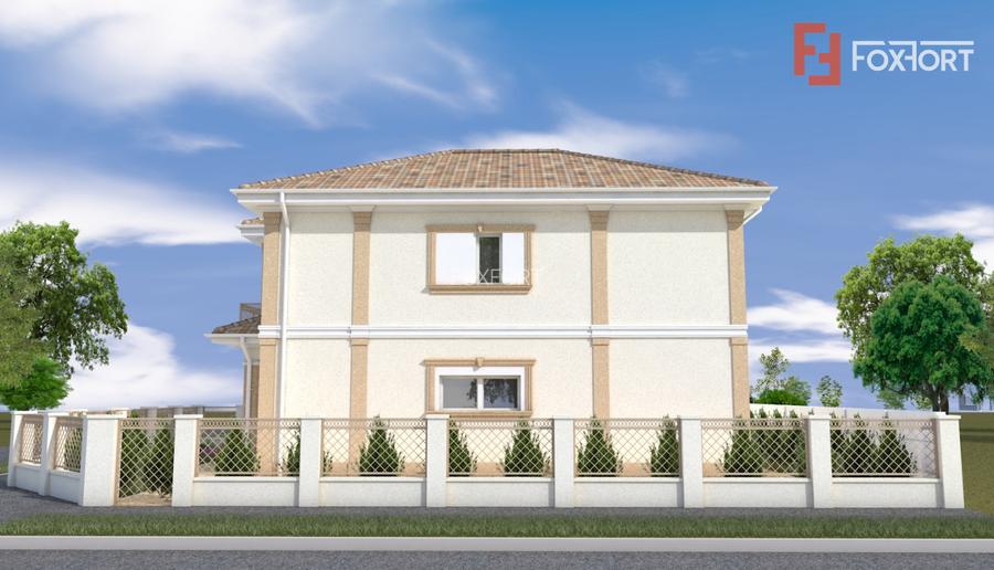 Duplex 5 camere 132 mp utili, despartit prin garaj Mosnita Noua - 9