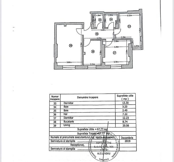 Apartament cu 3 camere+boxa, Otopeni - 11
