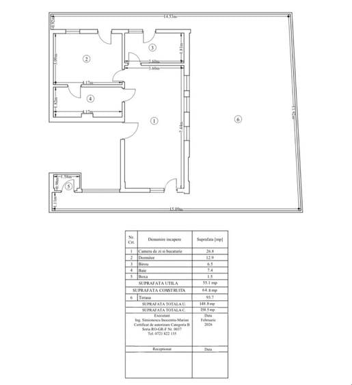 Dezvoltator, Pipera,2/3 camere, Parter+2+3 retras - 6