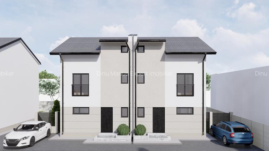 vila 3camere si mansarda locuibila,rate dezvoltator,tva inclus,comision 0 - 3