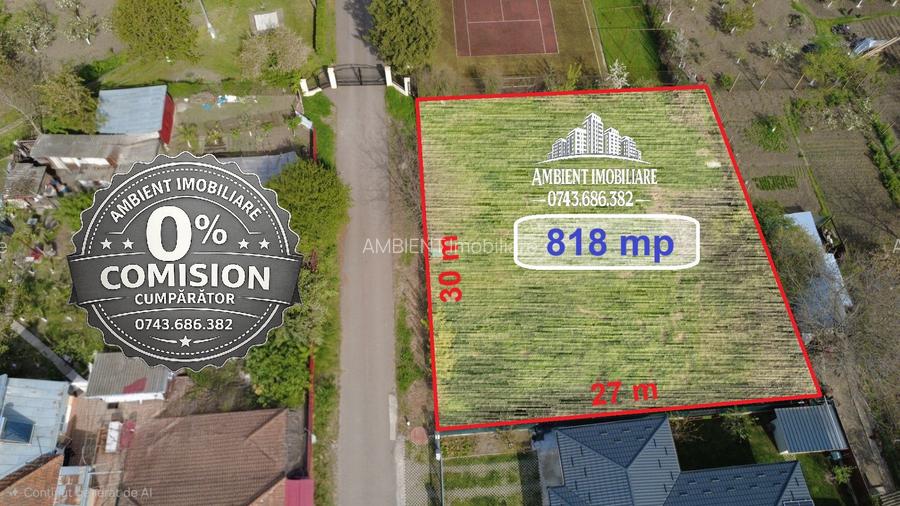 Teren intravilan 800 mp, poziționare excelentă, zona MOARA GRECILOR; - 5