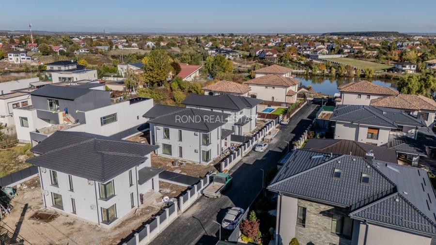 Vile finalizate,piscina, carport, fotovoltaice, proiect amenajare, finisaje lux - 5