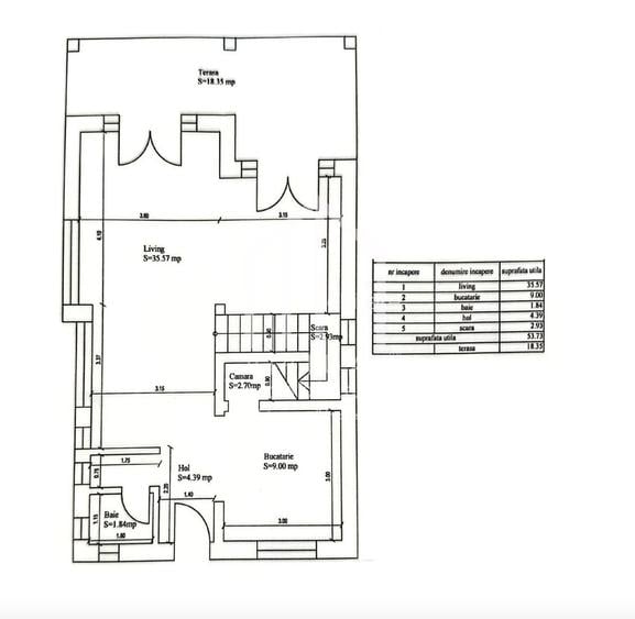 Casa individuala cu 4 camere, 125mp utili, 490mp teren, Sura Mica - 1