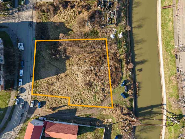 Teren locuinte colective cu 2 fronturi, pe Malul Begai, str Timocului, Timisoara - 4