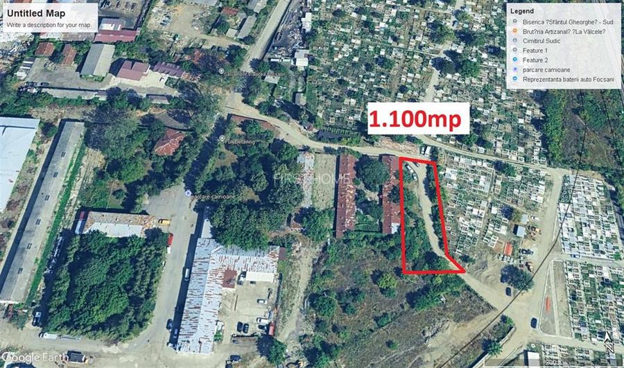 Teren 1.100mp intravilan curti constructii de vanzare in zona COMAT - 2