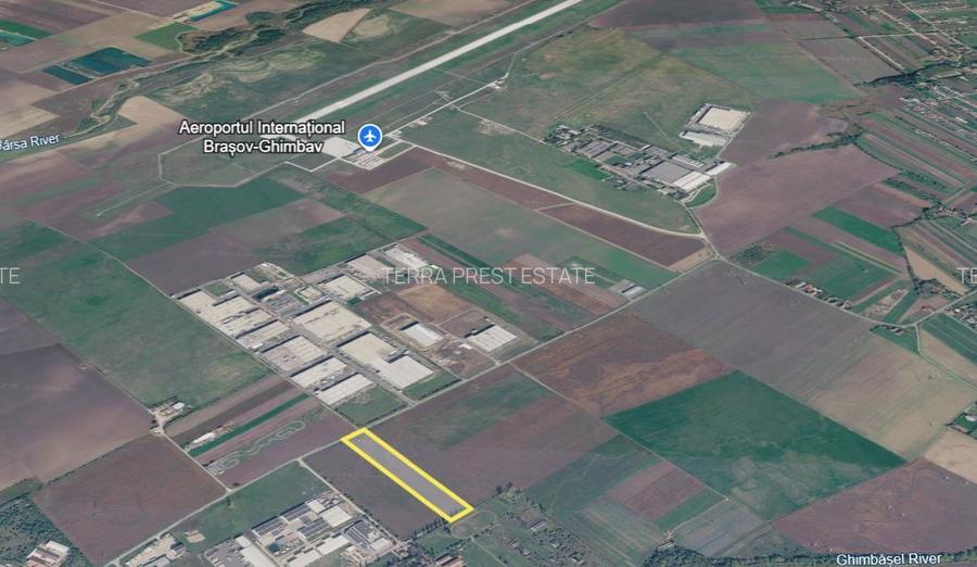 OCAZIE! Lot teren in vecinatatea aeroportului Brasov 50 m deschidere - 6