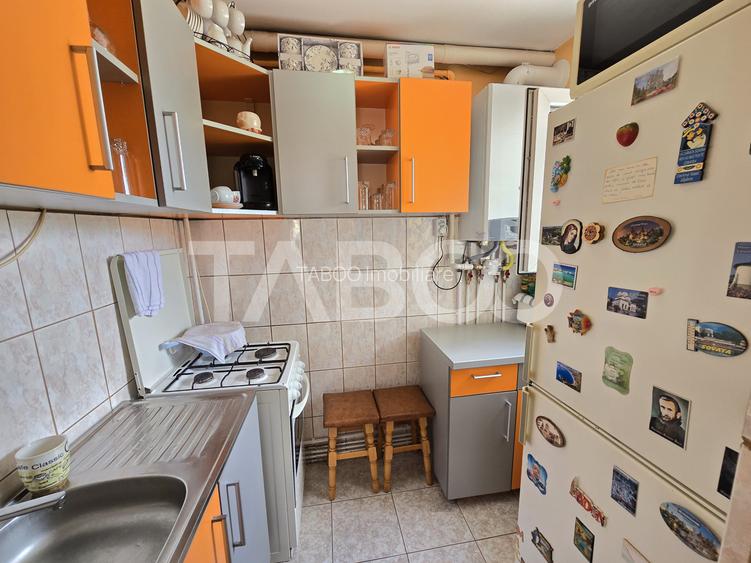Apartament 2 camere de vanzare etajul 1 mobilat utilat Tiglari Sibiu - 6