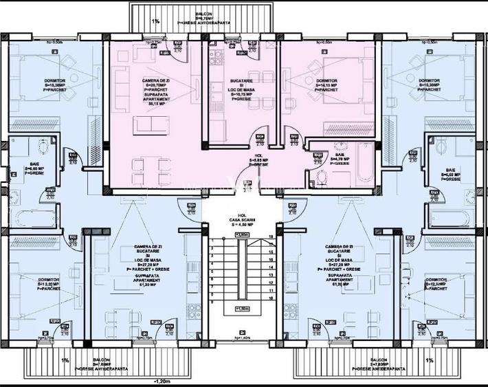 Apartament 2 camere Piata Rahovei, Dedeman, Sibiu - 6