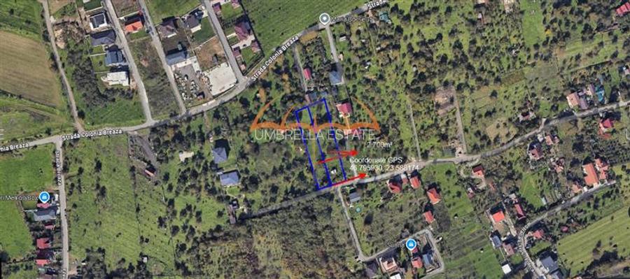 Teren intravila 2.700m² str. Breaza Cluj Napoca - 2