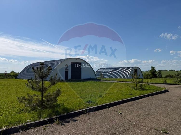 4 HALE INDUSTRIALE INDIVIDUALE SUPRAFATA TOTALA 1.407 mp, Acces DN 1 - 17