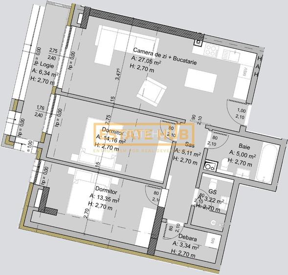 PRESALE Traian 44 | 3 camere premium | 0% comision - 6