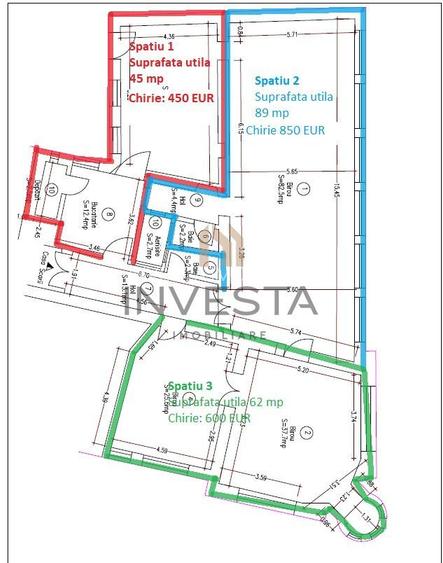 Spatiu de birouri 45mp Ultracentral! Cladire istorica! Renovat complet - 1