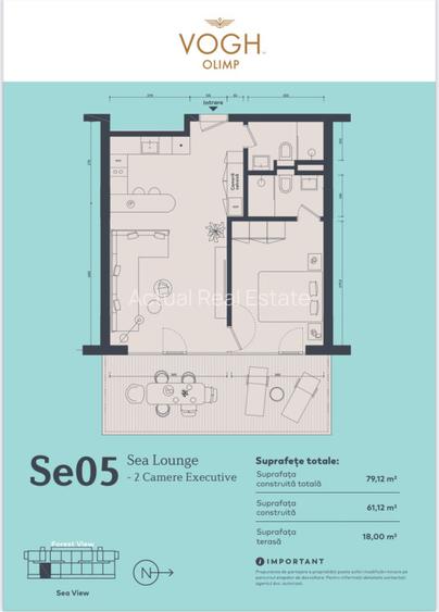 VOGH OLIMP | 2 CAMERE | 2 BAI | VEDERE FRONTALA LA MARE - 7