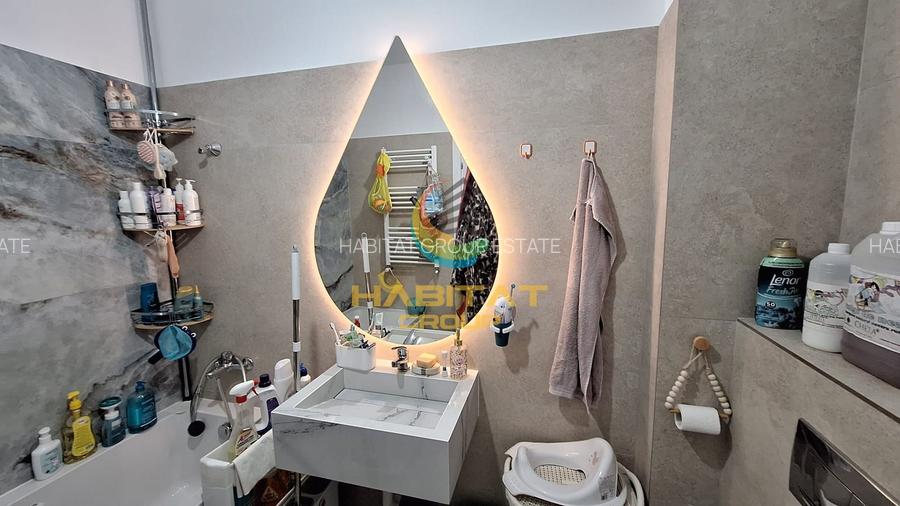 Vanzare ap 2 camere 59 mp Popesti Leordeni metrou mobilat utilat nou centrala - 9