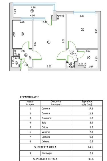 2 camere renovat complet Bd. Dinicu Golescu-Gara de Nord - 1