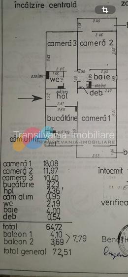 Apartament 3 camere - 65 mp - Zorilor - 6