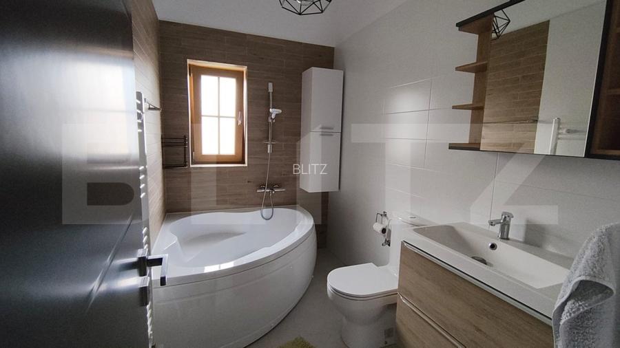 Casa individuala cu 4 camere, mobilata si utilata, incalzire in pardoseala Gilau - 12