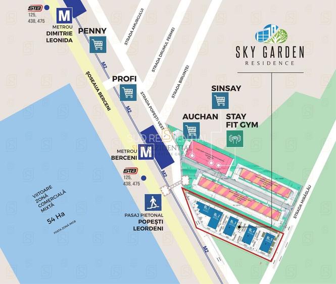 Apartament decomandat, 2 camere, bloc nou, acces metrou Berceni - 22