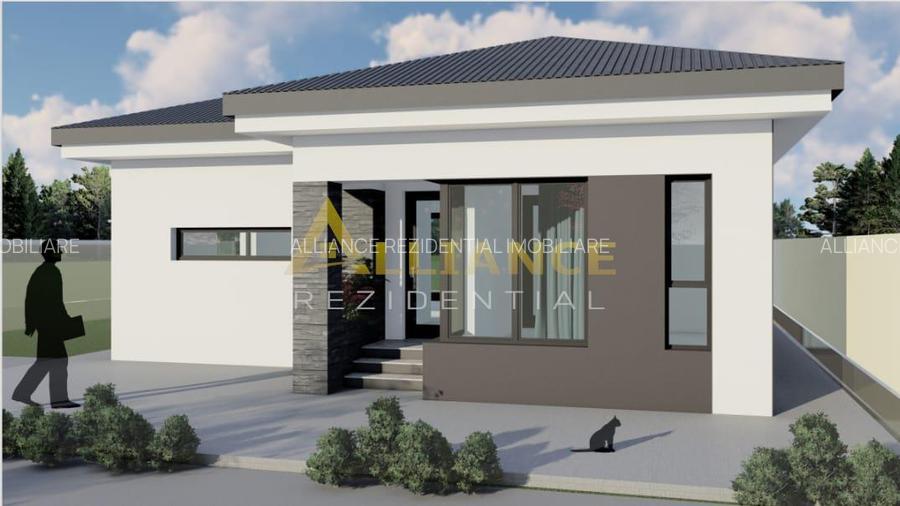 De vanzare casa pe parter - 3 camere, 2 bai, teren 376 mp - 2