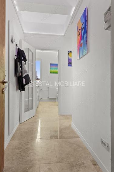 Studio Piata Romana, renovat complet, vedere panoramică dublă - 6