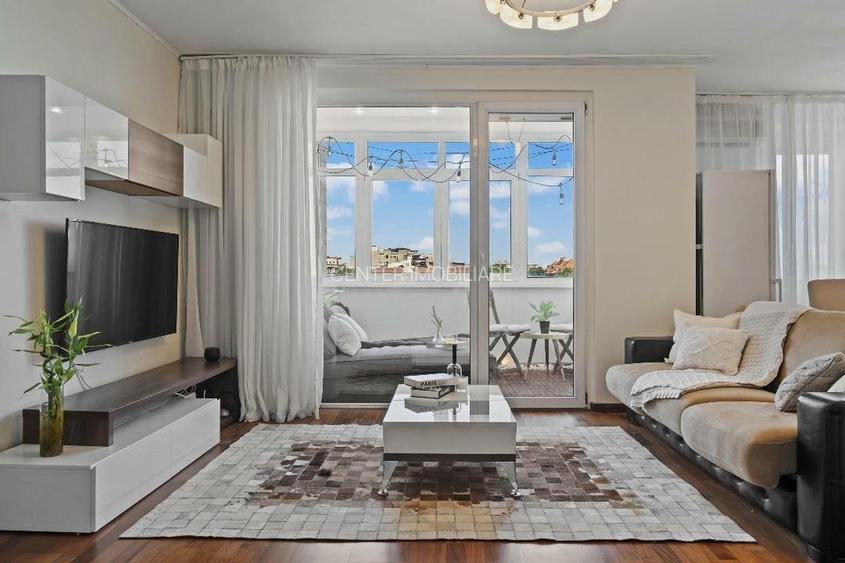 Piata Romana, 2 camere cu vedere superba, terasa, centrala proprie - 13