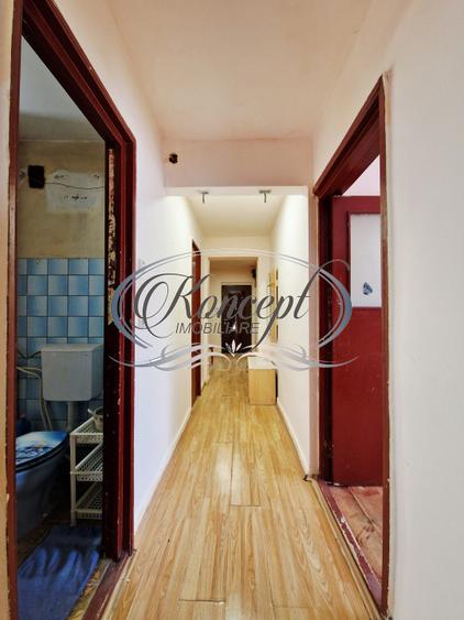 Apartament cu potential, orientare sud-est, 2 balcoane, zona Parang