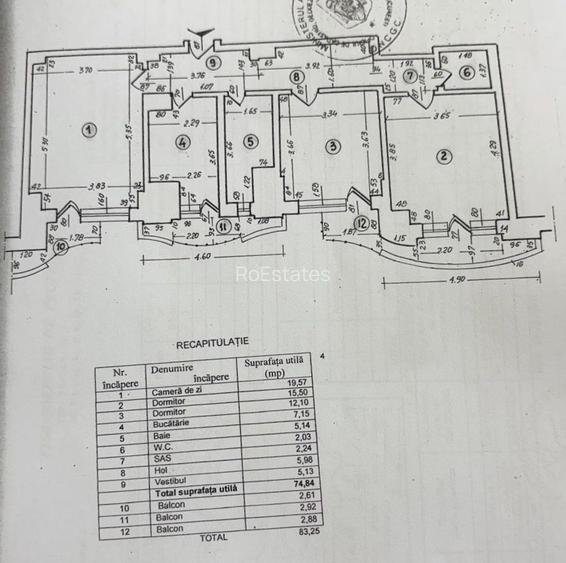 Vanzare apartament 3 camere Unirii - 1
