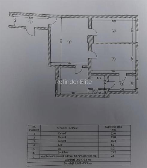 Apartament 3 camere 76 mp | renovat recent | centrala proprie | Universitate - J - 10