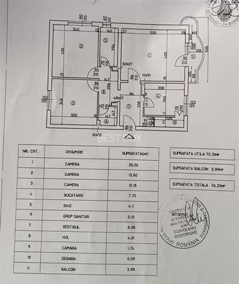 UNIRII, NERVA TRAIAN, ALBA IULIA, 77 MP ETAJ 2/8 BLOC 1991 REABILITAT - 10