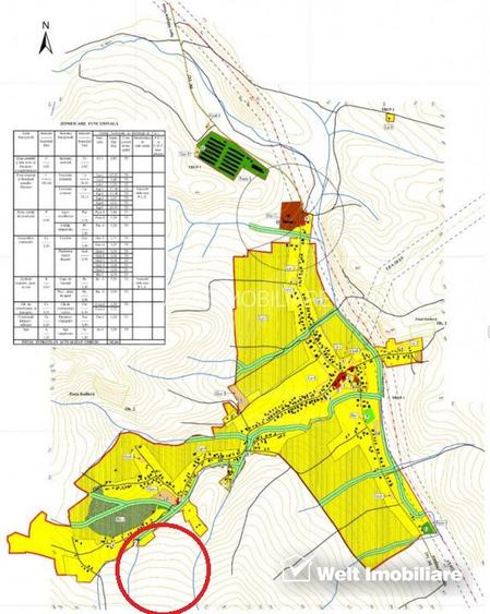 Teren extravilan 4400 mp, pozitie elevata, langa padure, Corusu - 2