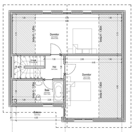 Casa Individuala | P+M | Teren 400 | Complex locuințe nou | Comuna Berceni - 19