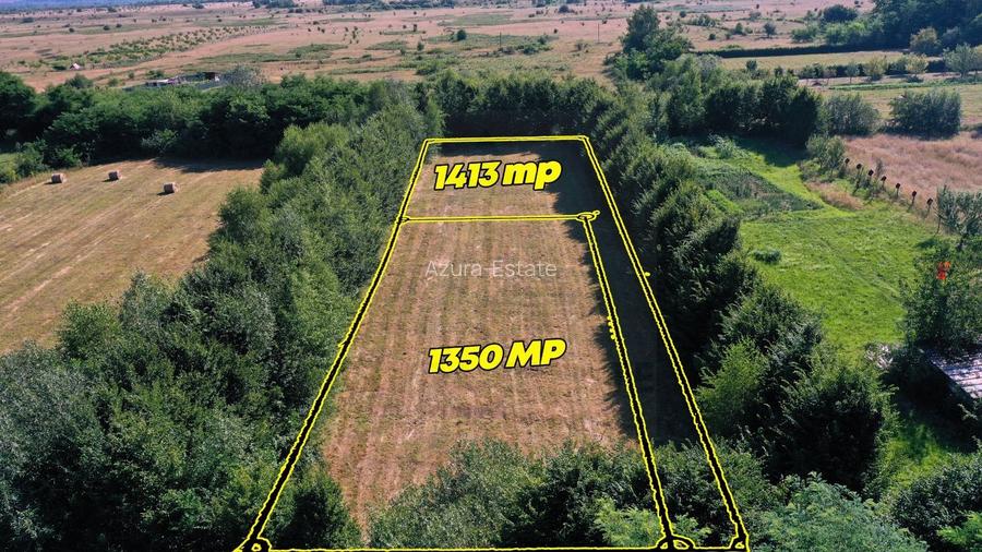 Teren intravilan de vânzare 1350+1413 mp zona Valea Avrigului - 2