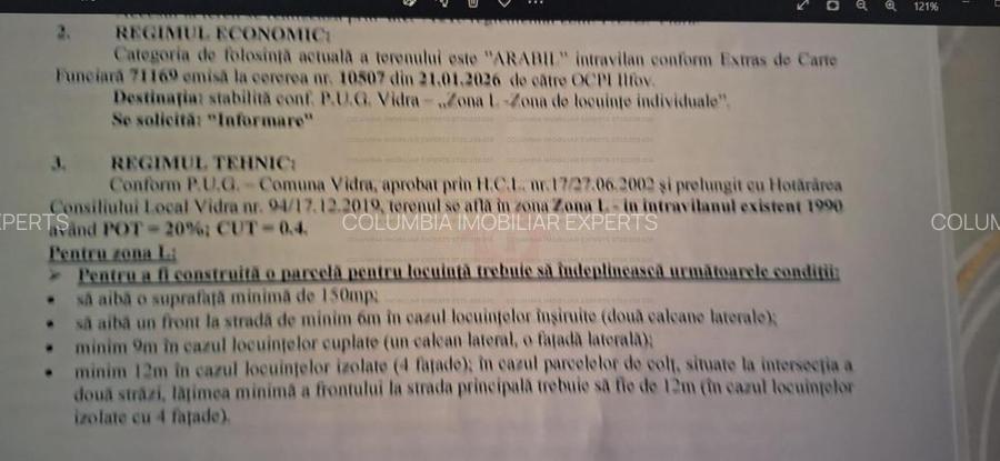 Vidra  Ilfov sat Cretesti teren intravilan - 2