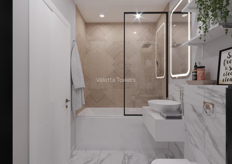 Apartament 3 camere/etaj 2/95mp utili/Valletta Towers/Craiova - 8