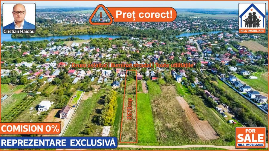 Teren intravilan | 3573mp | Toate utilitatile! | Buftea IF - 2