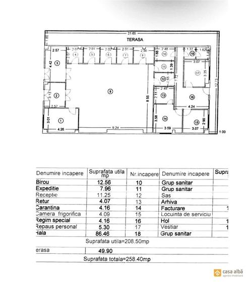 Nicolina - CUG, hala 208.5mp, disponibila imediat pentru inchiriere - 1