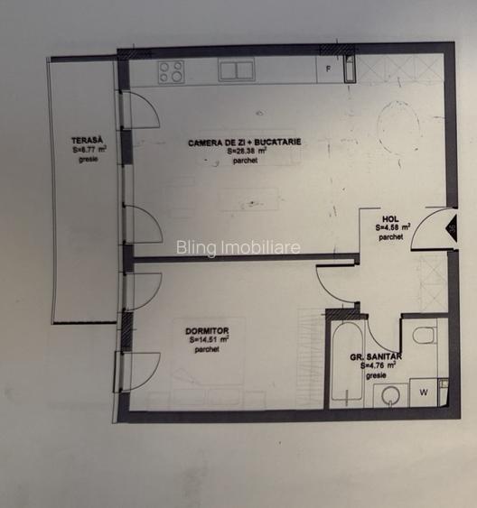 Apartament de 53 mp utili , Eroilor residence ,etaj intermediar - 2