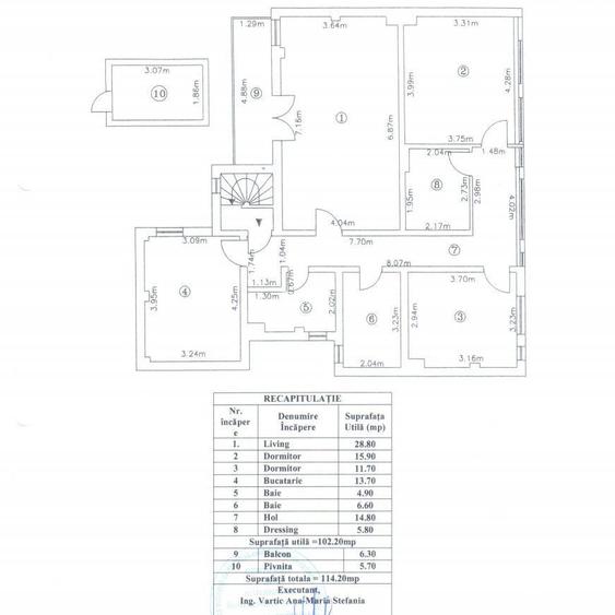 Comision 0% | Apartament 3,5 camere Turda | Gradinita nr 42 - 1