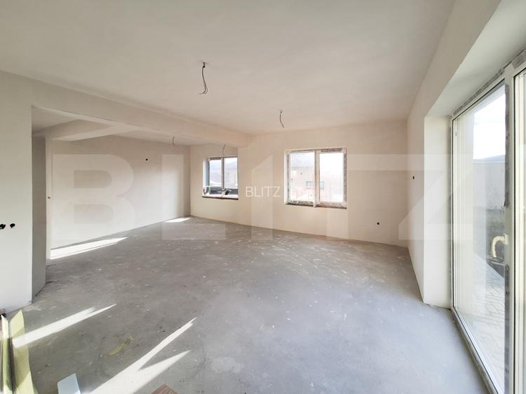 Duplex semifinisat, 120 mp utili, teren 550 mp, Chinteni - 6