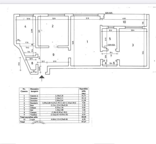 3 Camere Et.6/10 Bloc Reabilitat - 10 Minute Metrou Dristor - 7