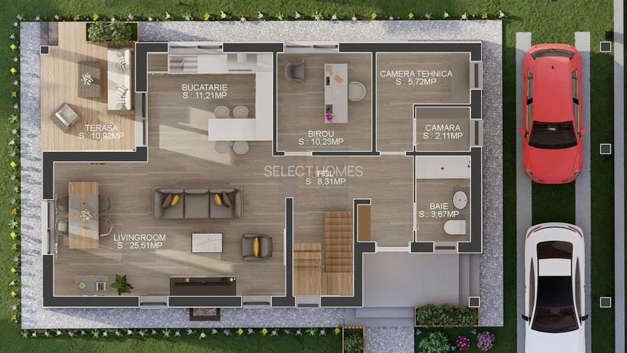 Casa Individuala | 5 Camere | 440mp Teren | Vanzare | *Balotesti* - 7