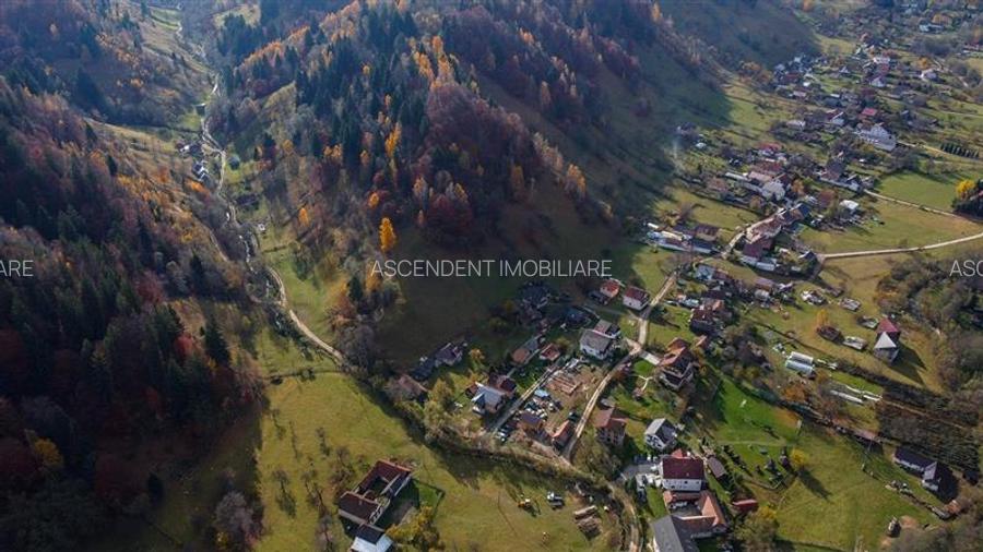 Lot intravilan apreciabil, 1.000 mp, Moieciu, panorama ampla, oportunitate rezid - 3