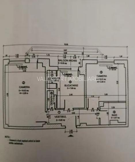 Metrou – Obor- Calea Mosilor, apart 2 cam, decom, 57 mp, et. 7/10 - 8